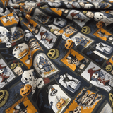 Cotone Halloween H 150 cm - CASE STREGATE/GEOMETRICO