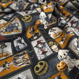 Cotone Halloween H 150 cm - CASE STREGATE/GEOMETRICO