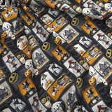 Cotone Halloween H 150 cm - CASE STREGATE/GEOMETRICO