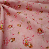 Tessuto Cotone Digital H 150 cm - BALLERINE