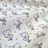 Tessuto Cotone H 140 cm - TOPOLINE BALLERINE