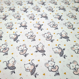 Tessuto Cotone H 140 cm - TOPOLINE BALLERINE