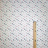 Tessuto Cotone H 140 cm - PIEDINI ROSA