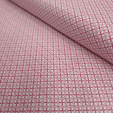 Cotone Americano H 110 cm - FANTASIA ROSSO/BIANCO