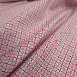 Cotone Americano H 110 cm - FANTASIA ROSSO/BIANCO