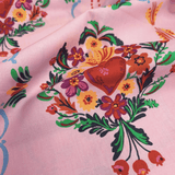 Cotone Americano H 110 cm - CUORE SACRO/ROSA