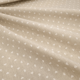 Rohbaumwolle H 280 cm – WEIßE HERZEN