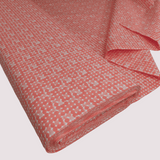 Coton Fantaisie - FLEURS ROSE FONCÉ - coupe minimum ou multiples de 25 x 290 cm