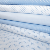 Coton Fantaisie - FLEURS ROSE FONCÉ - coupe minimum ou multiples de 25 x 290 cm