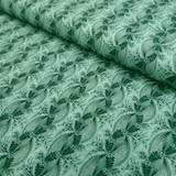 Cotone Americano H 110 cm - CATENELLA FLOREALE/VERDE