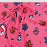 Cotone Americano H 110 cm - ROSE/ROSA ACCESO