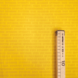 Cotone Americano H 110 cm - NUMERI/GIALLO