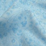 Cotone Americano H 110 cm - FIORELLINI AZZURRI