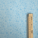 Cotone Americano H 110 cm - FIORELLINI AZZURRI