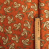 Cotone Americano H 110 cm - PAISLEY RUGGINE