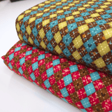 Cotone Americano H 110 cm - ROMBI, IMPRONTE E CUORICINI