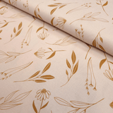 Cotone Americano H 110 cm - FIORI/AVORIO