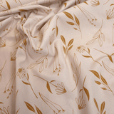 Cotone Americano H 110 cm - FIORI/AVORIO