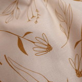 Cotone Americano H 110 cm - FIORI/AVORIO