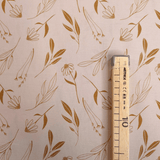 Cotone Americano H 110 cm - FIORI/AVORIO