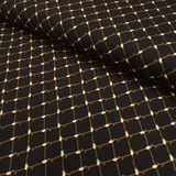 Cotone Americano H 110 cm - INTRECCIO DI BOCCIOLI/NERO