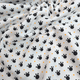 Cotone Americano H 110 cm - IMPRONTE BIANCO E NERO