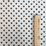 Cotone Americano H 110 cm - IMPRONTE BIANCO E NERO