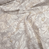 Cotone Americano H 110 cm - ORNAMENTO FIORITO/GRIGIO