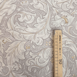 Cotone Americano H 110 cm - ORNAMENTO FIORITO/GRIGIO
