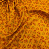 Cotone Americano H 110 cm - FIORI RUGGINE