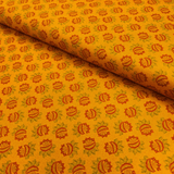 Cotone Americano H 110 cm - FIORI RUGGINE