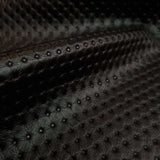 Cuir Eco EFFET MATELASSÉ H 140 cm - NOIR