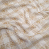 Tovagliato Tirolese H 180 cm - BIANCO CANDIDO CUORI BEIGE