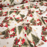 Cotone Fondo Panama Digital H 160 cm - MAGIA NATALIZIA SOTTO LA NEVE