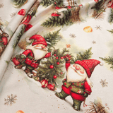 Cotone Fondo Panama Digital H 160 cm - MAGIA NATALIZIA SOTTO LA NEVE