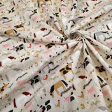 Cretonne Leggero H 160 cm - FATTORIA/SABBIA