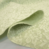 Feltro Lana con Pizzo H 135 cm - VERDE PASTELLO