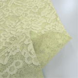 Feltro Lana con Pizzo H 135 cm - VERDE PASTELLO