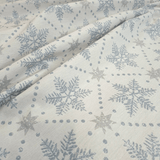 Jacquard-Möbelstoff H 140 cm – VOLPINE NATALIZIE/LUREX