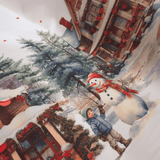 Tessuto per Tovaglie con abbassamento H 160 cm - CHALET INGLESE/POIS ROSSI