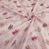 Cretonne Leggero H 160 cm - GUFETTI E FOGLIE/CIPRIA