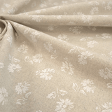 Cotone Fondo Grezzo H 280 cm - FIORELLINI BIANCHI