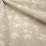 Cotone Fondo Grezzo H 280 cm - FIORELLINI BIANCHI