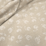 Cotone Fondo Grezzo H 280 cm - FIORELLINI BIANCHI