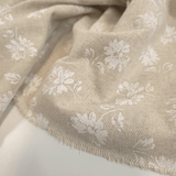 Cotone Fondo Grezzo H 280 cm - FIORELLINI BIANCHI