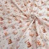 Tessuto Cotone H 140 cm - ORSETTI IN ALTALENA