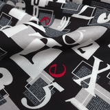 Cotone Americano H 110 cm - LETTERE E NUMERI