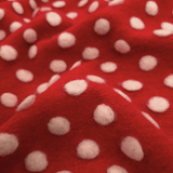 Lana Cotta H 160 cm - POIS BIANCHI/ROSSO