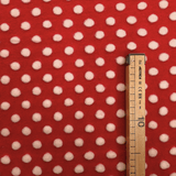 Lana Cotta H 160 cm - POIS BIANCHI/ROSSO