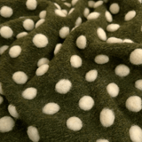 Lana Cotta H 160 cm - POIS BIANCHI/VERDE MUSCHIO